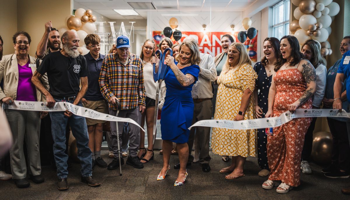 Harmony Wellness ribbon cutting ceremony at Grand Opening