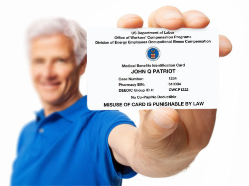 DOL EEOICPA White Card - Medical Benefits Identification Card